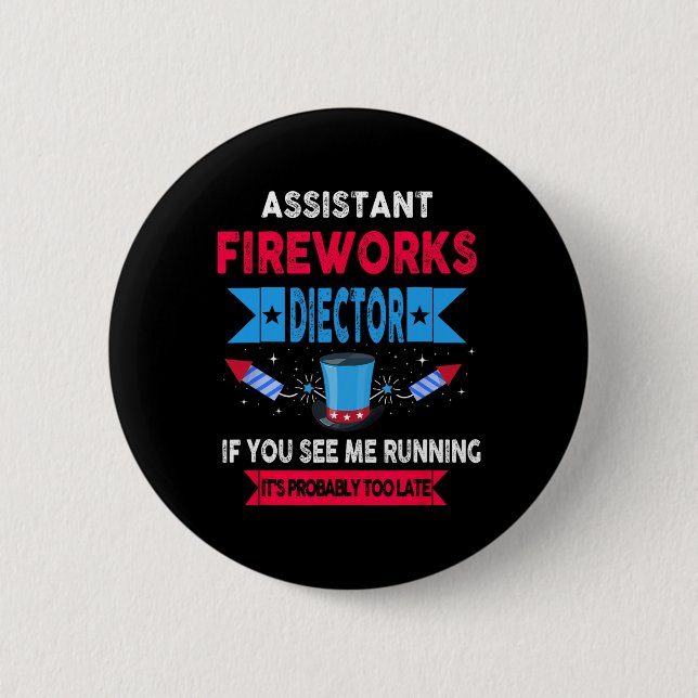 Chapa Redonda De 5 Cm Istant Director De Fuegos Artificiales Te Ejecuto  (Anverso)