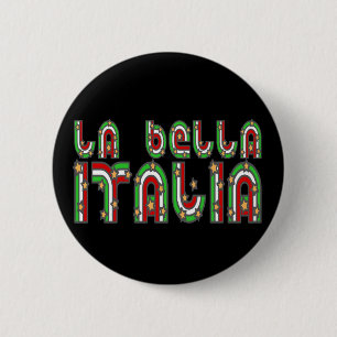 Chapa Redonda De 5 Cm Italia
