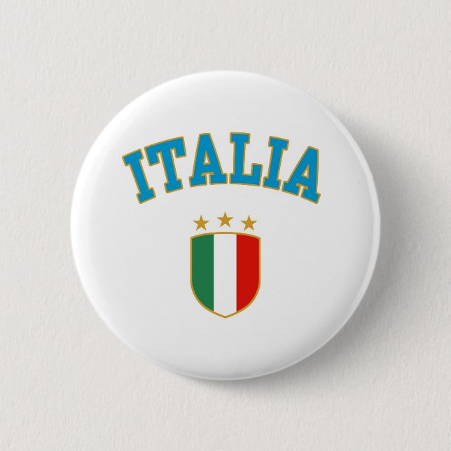 Chapa Redonda De 5 Cm Italia (Anverso)