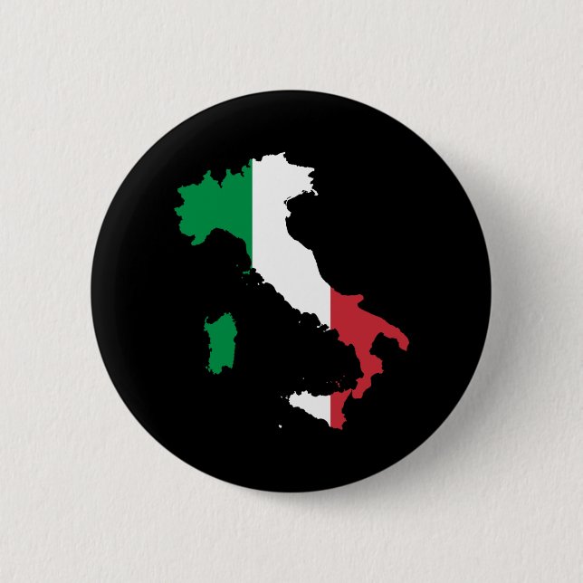 Chapa Redonda De 5 Cm Italia (Anverso)