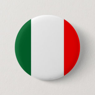 Chapa Redonda De 5 Cm Italia-bandera