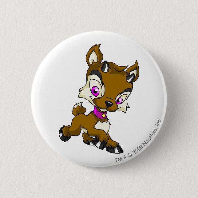 Chapa Redonda De 5 Cm Ixi Brown (Anverso)