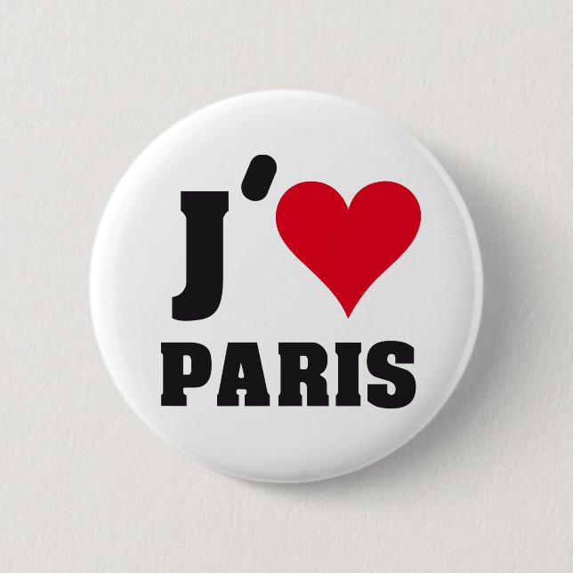 CHAPA REDONDA DE 5 CM J´AIME PARIS (Anverso)