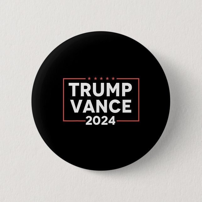 Chapa Redonda De 5 Cm J D Vance 2024 (Anverso)