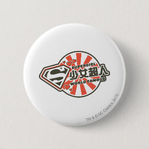 Chapa Redonda De 5 Cm J-Estallido 13 de Supergirl