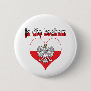 Chapa Redonda De 5 Cm ja Cie kocham Eagle Heart