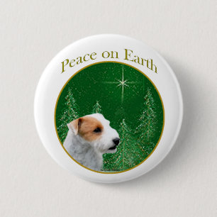 Chapa Redonda De 5 Cm Jack Russell Terrier (roto) Paz