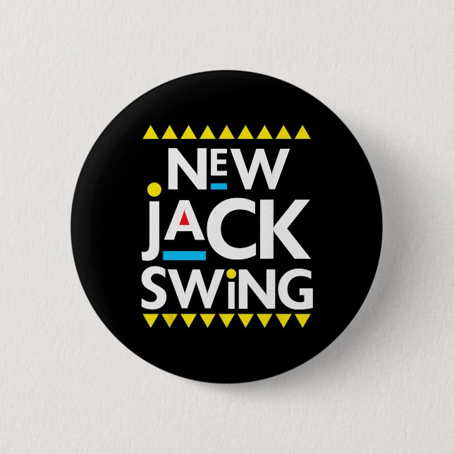 Chapa Redonda De 5 Cm Jack Swing 90s R&amp;b Hip Hop  (Anverso)
