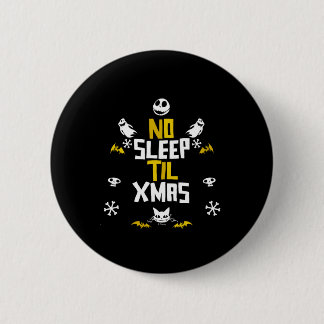 Chapa Redonda De 5 Cm Jack Zero No Sleep Til Xmas T Shirt 