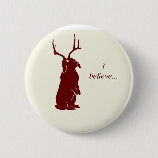 Chapa Redonda De 5 Cm jackalope