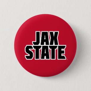 Chapa Redonda De 5 Cm Jacksonville State University JAX STATE Bold Texto