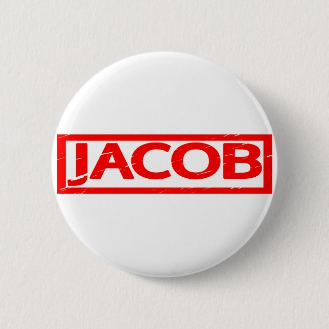 Chapa Redonda De 5 Cm Jacob Stamp (Anverso)