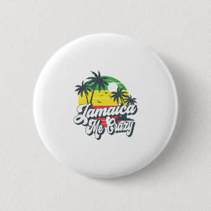 Chapa Redonda De 5 Cm Jamaica Me Crazy Grupo de Viaje Crucero Jamaicano 
