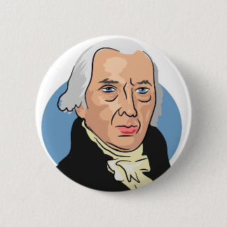 Chapa Redonda De 5 Cm James Madison