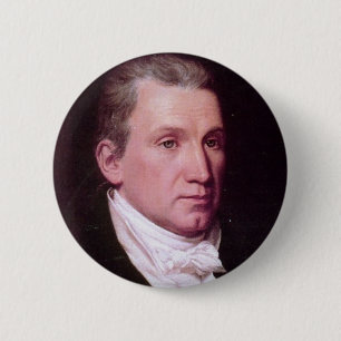 Chapa Redonda De 5 Cm James Monroe