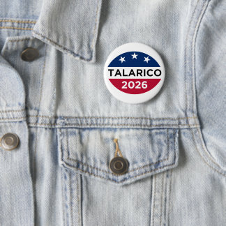 Chapa Redonda De 5 Cm James Talarico 2026 Campaign Button