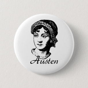 Chapa Redonda De 5 Cm Jane Austen