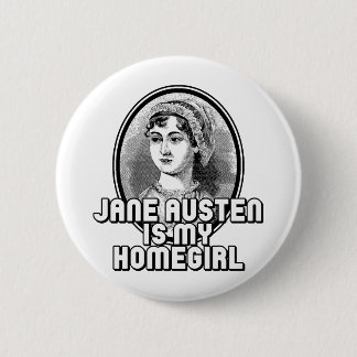 Chapa Redonda De 5 Cm Jane Austen