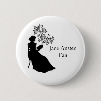 Chapa Redonda De 5 Cm Jane Austen Fan pin