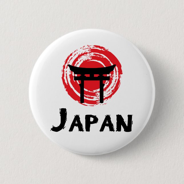 Chapa Redonda De 5 Cm Japón (Anverso)