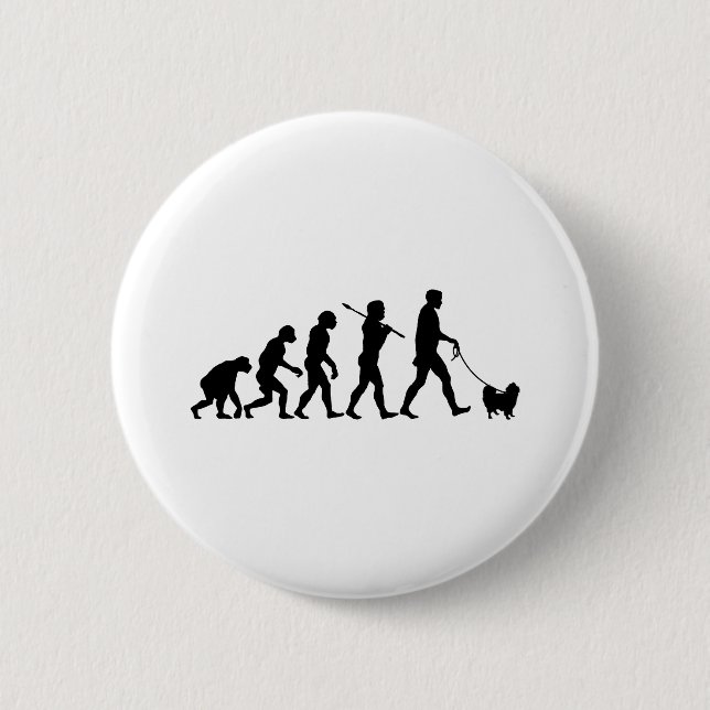 Chapa Redonda De 5 Cm Japonés Chin (Anverso)