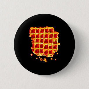 Chapa Redonda De 5 Cm Jarabede Waffle Belga Desayuno Comida Snack Waffle