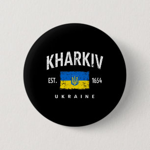 Chapa Redonda De 5 Cm Járkov Ucrania Ukrayina 