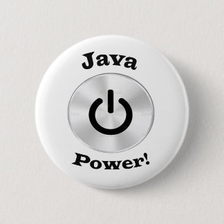 Chapa Redonda De 5 Cm JavaPower-BlackLetters