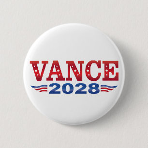 Chapa Redonda De 5 Cm JD Vance Presidente 2028 (bs)