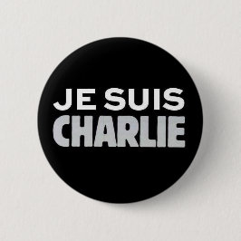 Chapa Redonda De 5 Cm Je Suis Charlie