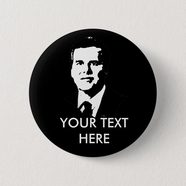 Chapa Redonda De 5 Cm Jeb Bush Gear (Anverso)