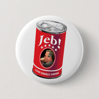 Chapa Redonda De 5 Cm Jeb Bush para presidente Humor, bebida de la