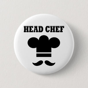 Chapa Redonda De 5 Cm Jefe Chef