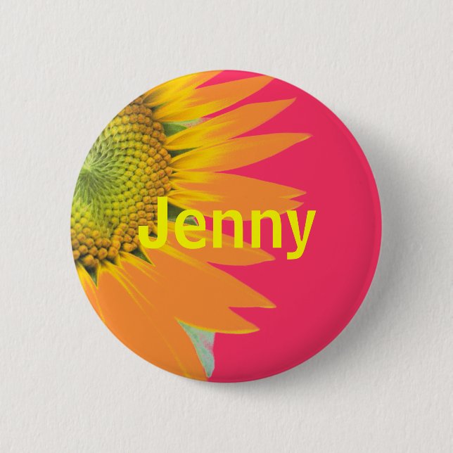 Chapa Redonda De 5 Cm Jenny (Anverso)