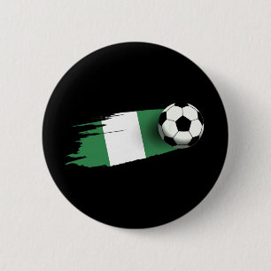 Chapa Redonda De 5 Cm Jersey de la bandera de Nigeria Equipo de fútbol n