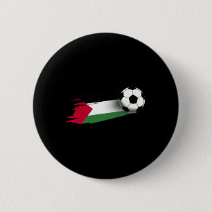 Chapa Redonda De 5 Cm Jersey de la bandera de Palestina Equipo de fútbol