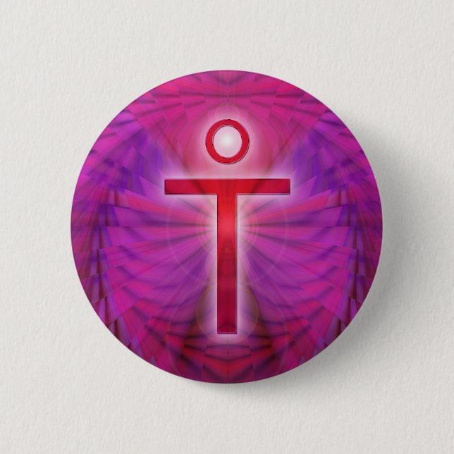 Chapa Redonda De 5 Cm Jesucristo (Anverso)
