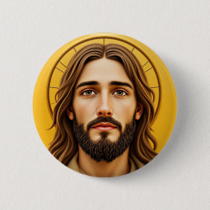 CHAPA REDONDA DE 5 CM JESUS