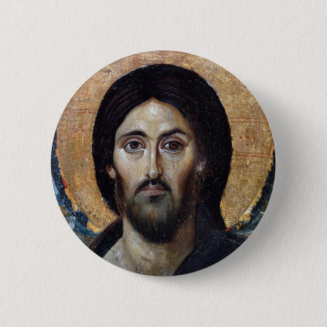 Chapa Redonda De 5 Cm Jesús (Anverso)