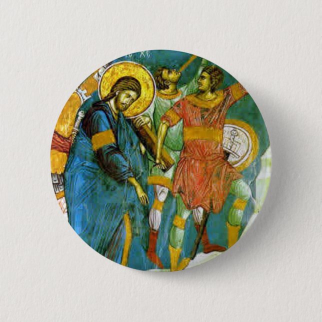 Chapa Redonda De 5 Cm Jesús (Anverso)