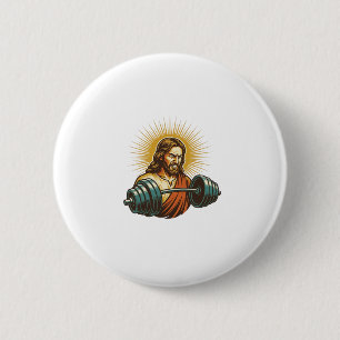 Chapa Redonda De 5 Cm Jesús agregando accidentalmente demasiado peso Fra