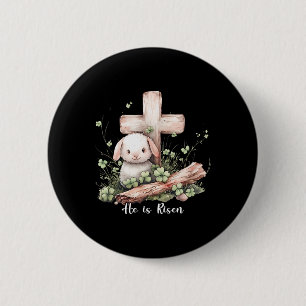 Chapa Redonda De 5 Cm Jesús Él Está Creciendo Cruz Cordero Llanto Pascua