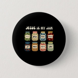 Chapa Redonda De 5 Cm Jesús Es Mi Propia Fe Cristiana La Biblia Religios
