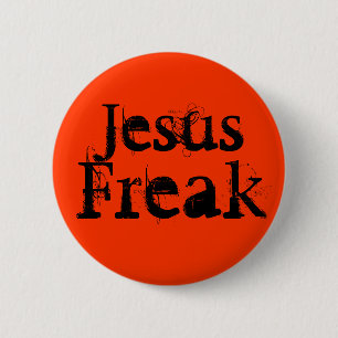 Chapa Redonda De 5 Cm Jesus Freak