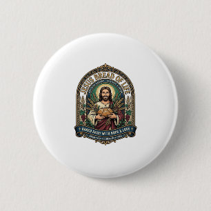 Chapa Redonda De 5 Cm Jesús Pan De Vida Jesús Pan Vida Panadería Cristo
