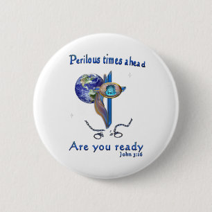 Chapa Redonda De 5 Cm Jesús viene