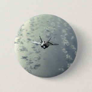 Chapa Redonda De 5 Cm Jet Fighter Over Seas