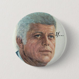 Chapa Redonda De 5 Cm JFK Si...
