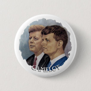 Chapa Redonda De 5 Cm JFK y RFK