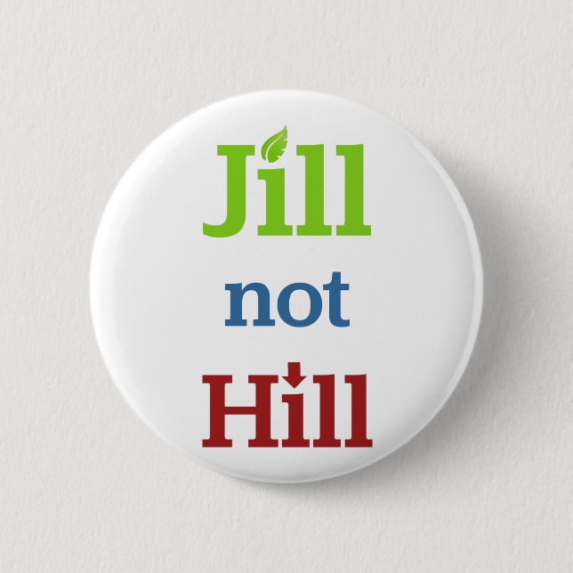 Chapa Redonda De 5 Cm Jill Not Hill (Anverso)